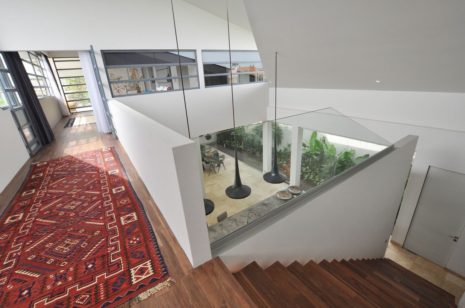 Second floor stairs